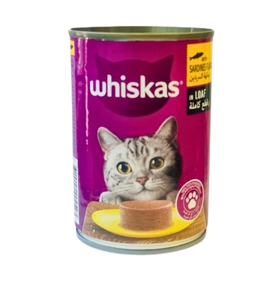 ويسكاس بنكهة السردين في قطع كاملة 400 غ